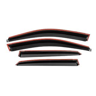 Windabweiser mit Chromleiste Niken Luxury (4 Stk) Lexus RX 2003-2009 Foto 3