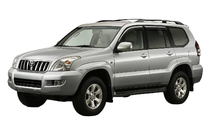 Toyota Land Cruiser Prado 120 2002-2009 Windabweiser mit Chromleiste Niken Luxury (4 Stk) Foto 1