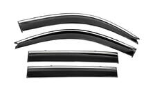 Toyota Land Cruiser Prado 120 2002-2009 Windabweiser mit Chromleiste Niken Luxury (4 Stk) Foto 2