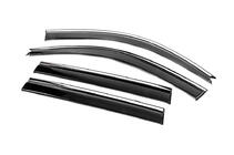 Toyota Land Cruiser Prado 120 2002-2009 Windabweiser mit Chromleiste Niken Luxury (4 Stk) Foto 3