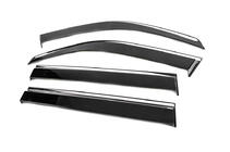Toyota Land Cruiser 100 1998-2007 Windabweiser mit Chromleiste Niken Luxury (4 Stk) Foto 2