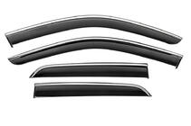 Mercedes GLE/ML class W166 2011-2018 Windabweiser mit Chromleiste Niken Luxury (4 Stk) Foto 2