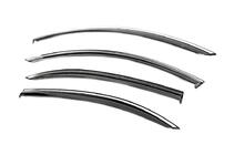 Mercedes S-class W221 2005-2013 Windabweiser mit Chromleiste Niken Luxury (Lang, 4 Stk) Foto 2