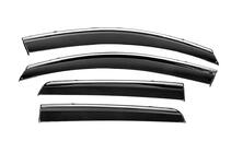 Nissan Qashqai 2010-2014 Windabweiser mit Chromleiste Niken Luxury (4 Stk) Foto 1