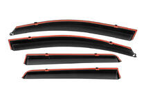 Nissan Qashqai 2010-2014 Windabweiser mit Chromleiste Niken Luxury (4 Stk) Foto 3