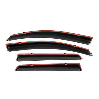 Windabweiser mit Chromleiste Niken Luxury (4 Stk) Nissan Qashqai 2010-2014 Foto 3