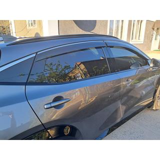 Windabweiser mit Chromleiste Niken Luxury (4 Stk) Nissan Ariya 2022- Foto 2
