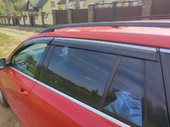 Skoda Octavia III A7 2013-2019 Windabweiser mit Chromleisten Niken Luxury (SW, 4 Stk) Foto 2