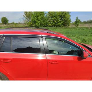 Windabweiser mit Chromleisten Niken Luxury (SW, 4 Stk) Skoda Octavia III A7 2013-2019 Foto 1