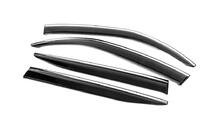 Toyota Land Cruiser 300 2021- Windabweiser mit Chromleiste Niken Luxury (4 Stk) Foto 2