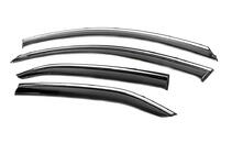 Toyota Camry 2006-2011 Windabweiser mit Chromleisten Niken Luxury (EU, 4 Stk) Foto 2