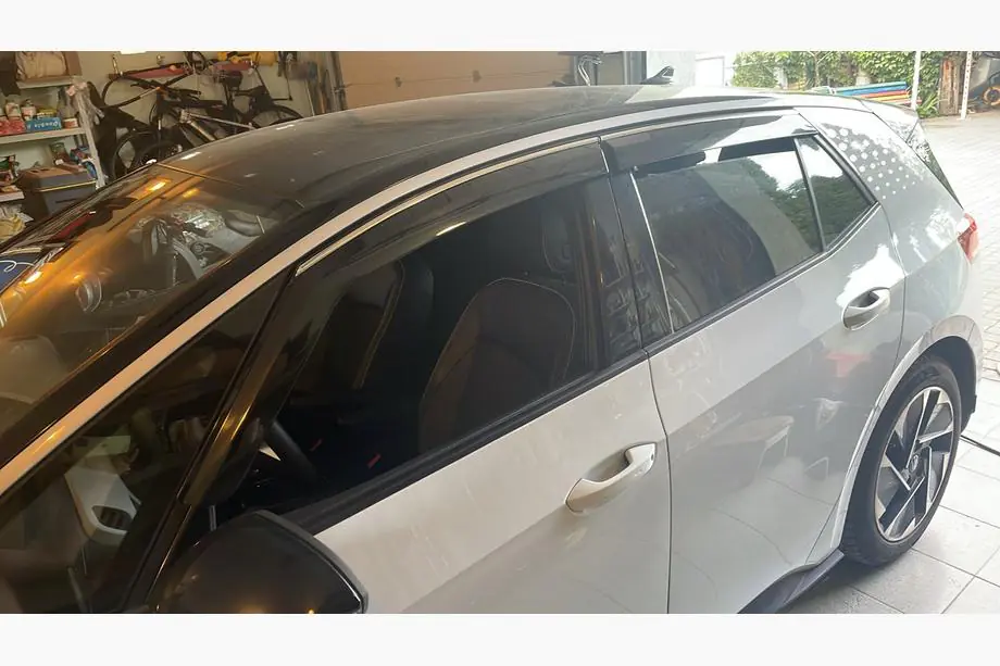 Volkswagen ID.3 2019- Windabweiser mit Chromleiste Niken Luxury (4 Stk) Image