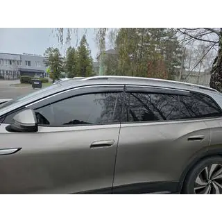 Windabweiser mit Chromleiste Niken Luxury (4 Stk)