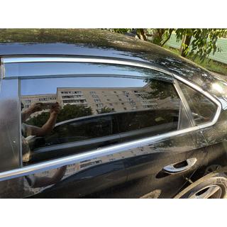 Windabweiser mit Chromleiste Niken Luxury (USA, 4 Stk) Foto 4