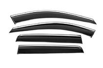 Volvo XC90 2002-2014 Windabweiser mit Chromleiste Niken Luxury (4 Stk) Foto 2