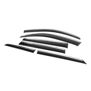 Windabweiser mit Chromleisten Niken Luxury (6 Stk) Lexus GX460 2009-2023 Foto 4