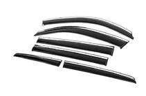 Toyota Land Cruiser 200 2007-2021 Windabweiser mit Chromleisten Niken Luxury (6 Stk) Foto 6
