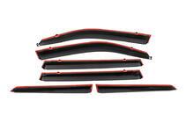 Toyota Land Cruiser 200 2007-2021 Windabweiser mit Chromleisten Niken Luxury (6 Stk) Foto 7