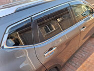 Nissan X-trail T32/Rogue 2014-2021 Windabweiser mit Chromleisten Niken Luxury (6 Stk) Foto 2