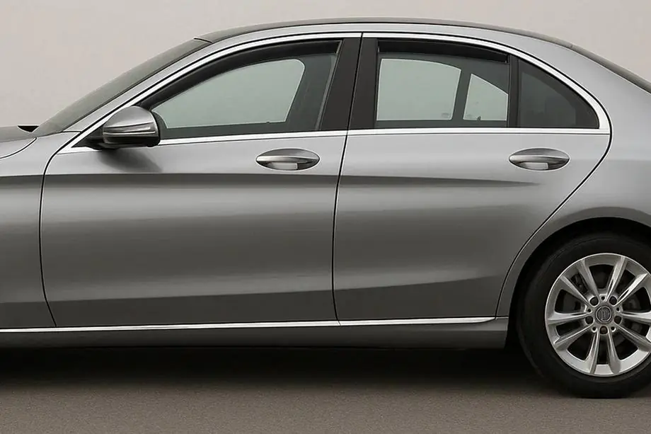 Mercedes C-class W205 2014-2021 Windabweiser zum Einstecken Niken Luxury (4 Stk) Foto 1