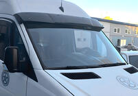 Volkswagen Crafter 2006-2016 Frontscheibenblende V-3 (schwarz glanz, 5mm) Foto 1