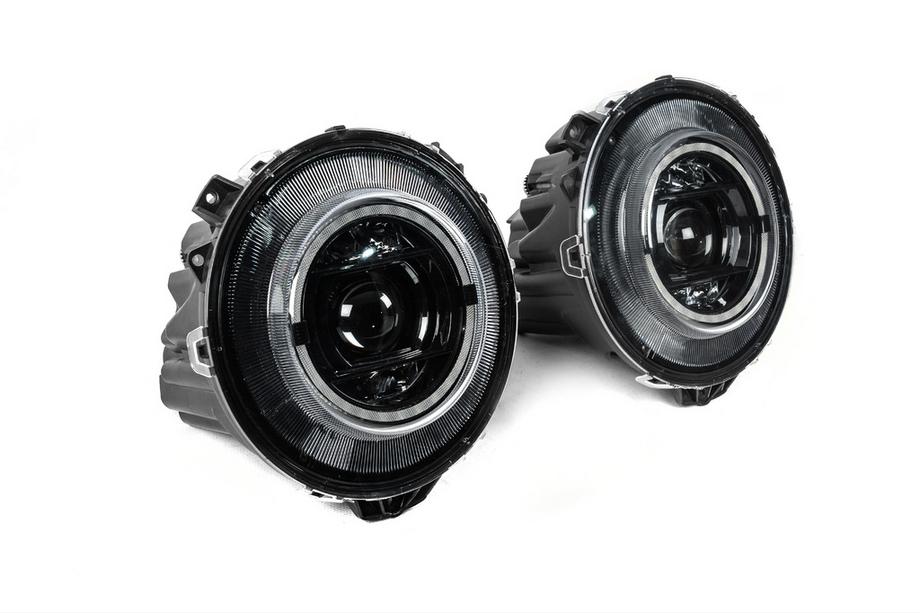 Mercedes G class W463 1990-2018 Frontscheinwerfer mit Modulen Design-2023 Black (2006-2017) Image