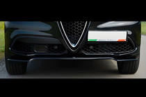 Alfa Romeo Stelvio 2016- Frontlippe DPT V-1 (ABS, Schwarz Glanz) Foto 1