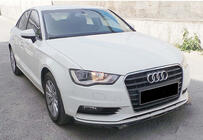 Audi A3 2012-2020 Frontlip-Ansatz DPT V-3 (Sedan/HB, Schwarz glänzend) Foto 2