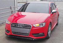 Audi A3 2012-2020 Frontlip-Ansatz DPT V-3 (Sedan/HB, Schwarz glänzend) Foto 3