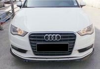 Audi A3 2012-2020 Frontlip-Ansatz DPT V-3 (Sedan/HB, Schwarz glänzend) Foto 6