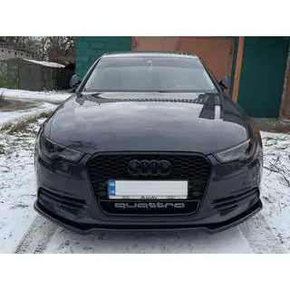 Frontlippe DPT V-2 (für S-Line, 2011-2015) (schwarz glänzend) Foto 1
