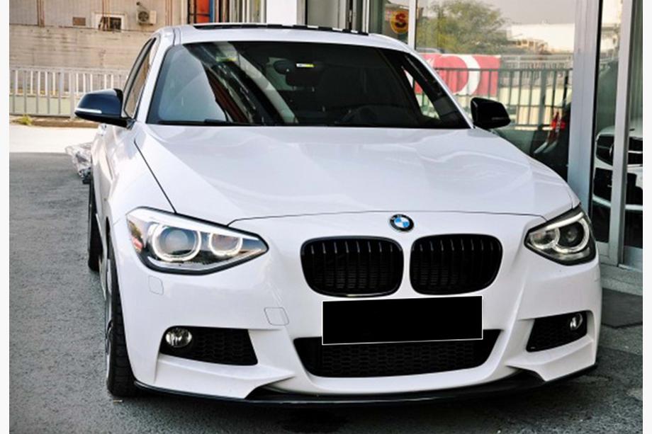 BMW 1 Series F20/F21 2011-2019 Frontlippe DPT V-3 (Für M Performance Style, Schwarz Glanz) Foto 3