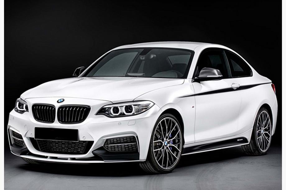 BMW 2 Series F22/F23 2014-2021 Frontlippe DPT V-2 (Für M Performance, Schwarz Glanz) Foto 1