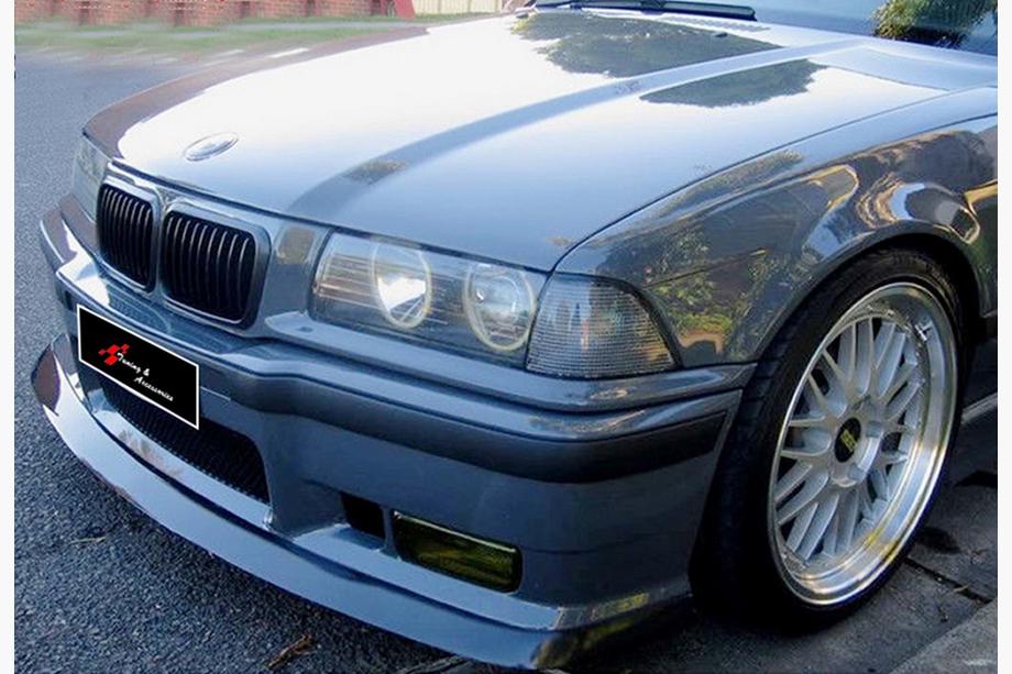 BMW 3 Series E36 1990-2000 Frontlippe DPT (für M3, Schwarz Glanz) Image