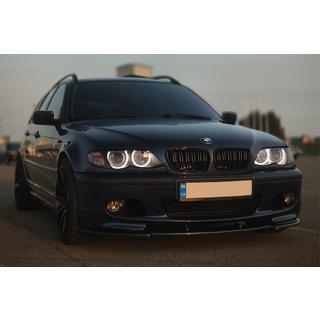 Frontlippe DPT V-1 (Für M Sport, Schwarz Glanz) BMW 3 Series E46 1998-2006 Foto 3