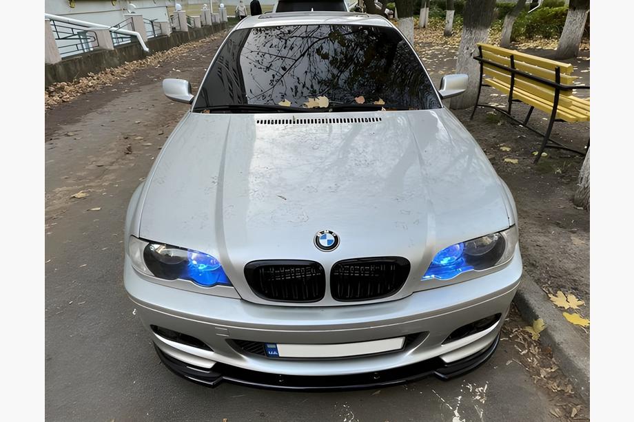 BMW 3 Series E46 1998-2006 Frontlippe DPT V-1 (Für M Sport, Schwarz Glanz) Foto 12
