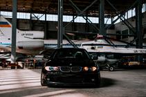 BMW 3 Series E46 1998-2006 Frontlippe DPT V-2 (Für M Sport, Schwarz Glanz) Foto 4