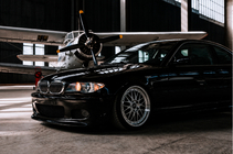 BMW 3 Series E46 1998-2006 Frontlippe DPT V-2 (Für M Sport, Schwarz Glanz) Foto 1