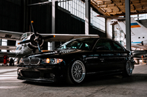 BMW 3 Series E46 1998-2006 Frontlippe DPT V-2 (Für M Sport, Schwarz Glanz) Foto 3