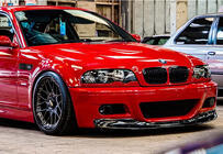 BMW 3 Series E46 1998-2006 Frontlippe DPT (für M3, Schwarz Glanz) Foto 1