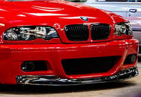 BMW 3 Series E46 1998-2006 Frontlippe DPT (für M3, Schwarz Glanz) Foto 3