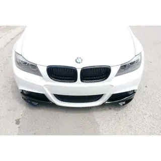 Front Flap Aufsätze DPT (für E90 M-Sport 2008-2011, Schwarz Glanz, 2 Stk) Foto 3