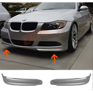 Front Flap Aufsatz DPT (für E90 Base 2005-2008, Schwarz Glanz, 2 Stk)