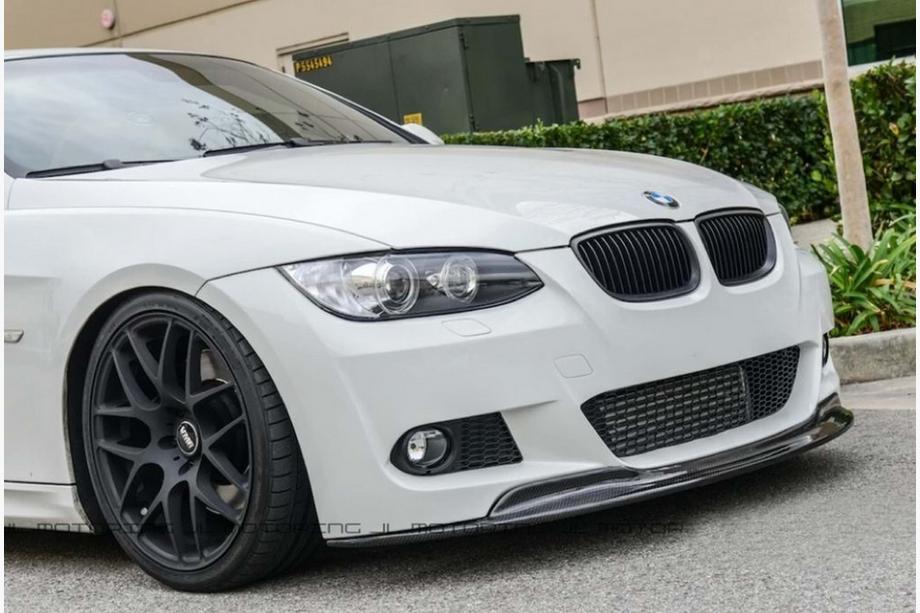 BMW 3 Series E92/E93 2006–2013 Frontlippe CSL-Style DPT (für M-Sport 2006-2010, Schwarz Glanz) Foto 1