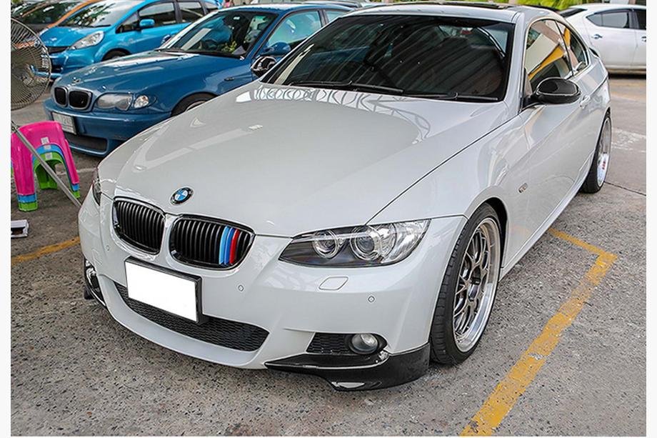 BMW 3 Series E92/E93 2006–2013 Frontlippe DPT (für M-Sport 2006-2010, Schwarz Glanz) Foto 2