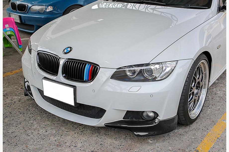 BMW 3 Series E92/E93 2006–2013 Frontlippe DPT (für M-Sport 2006-2010, Schwarz Glanz) Foto 1