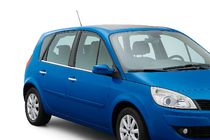 Renault Scenic 1998-2003 Fensterrahmen Zierleisten Edelstahl Aussen (4 Stk) Foto 1