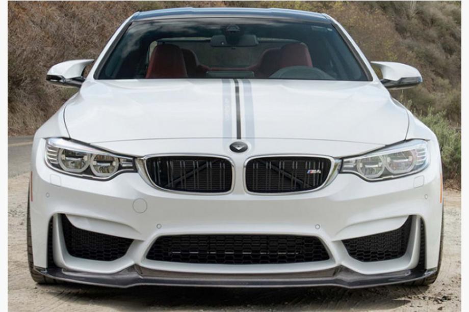 BMW 4 Series F32/F33/F36 2012-2020 Frontlippe DPT V-4 (Für M4, Schwarz Glanz) Foto 2