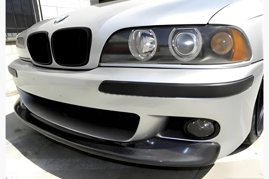 BMW 5 Series E39 1996-2003 Frontlippe CSL Style DPT (Für M5, Schwarz Glanz) Image