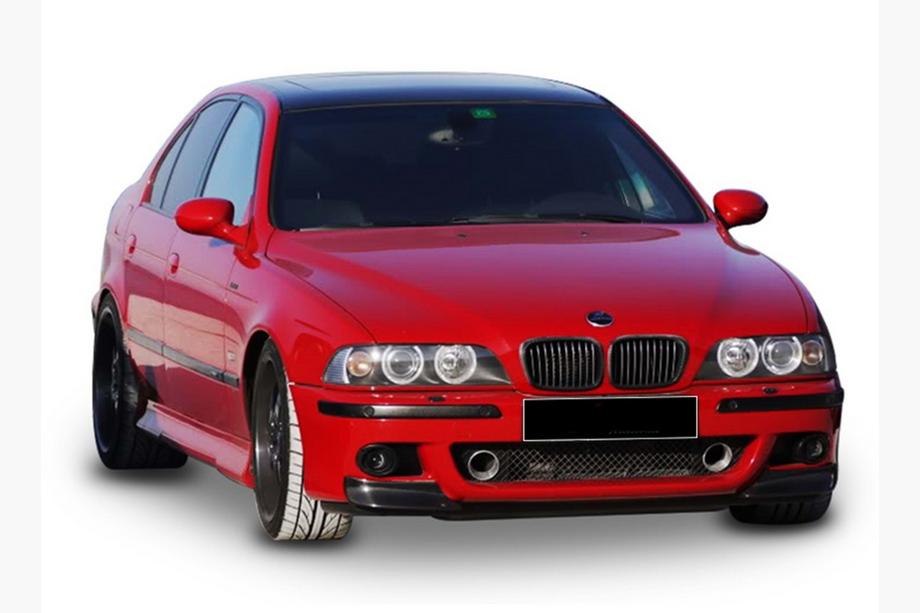 BMW 5 Series E39 1996-2003 Frontlippe DPT (für M5, Schwarz Glanz) Image